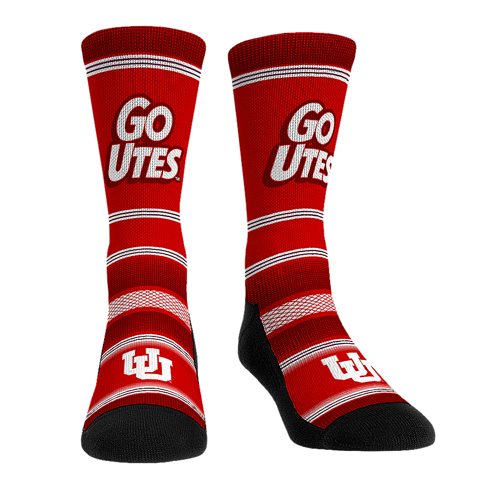 Utah Utes - Go Utes Crew Socks