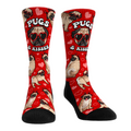 Valentine's Day - Pugs & Kisses Crew Socks