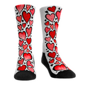 Valentine's Day - Fluttering Hearts All-Over Crew Socks