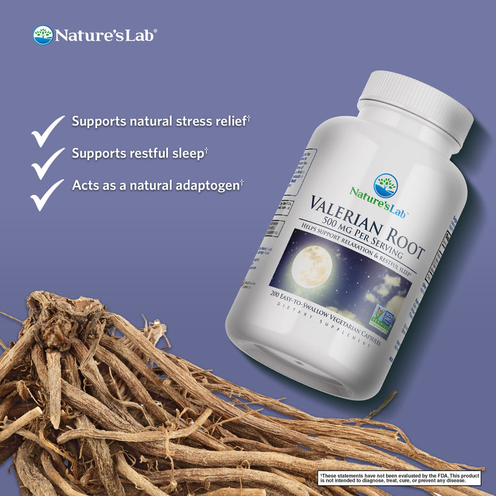 Valerian Root 500 mg - 200 Capsules