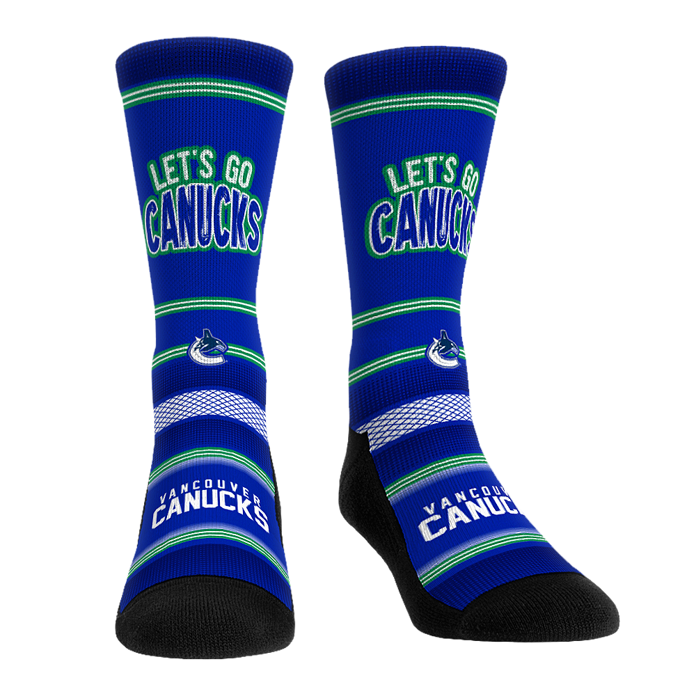 Vancouver Canucks - Slogan Crew Socks