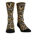 Vanderbilt Commodores - Logo Sketch Gold Crew Socks