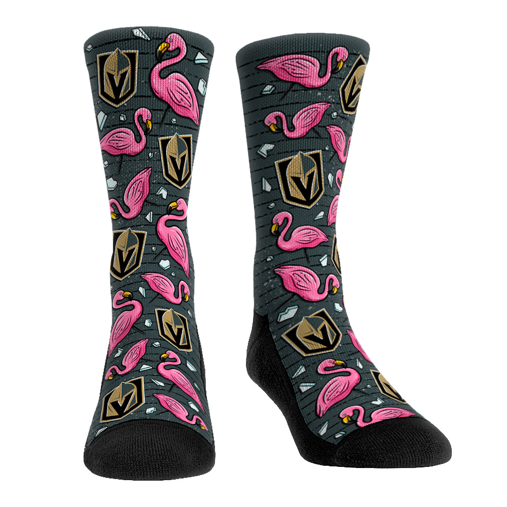 Vegas Golden Knights - Victory Flamingo Crew Socks
