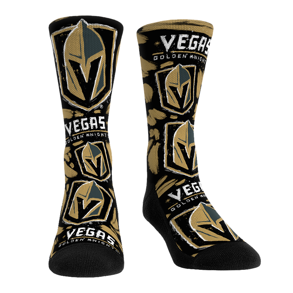 Vegas Golden Knights - Logo Paint Crew Socks