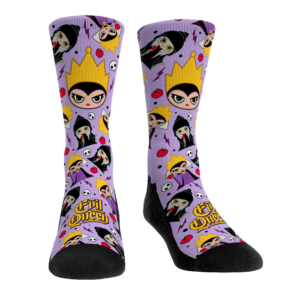 Disney Villains - Evil Queen - Chibi All-Over Crew Socks
