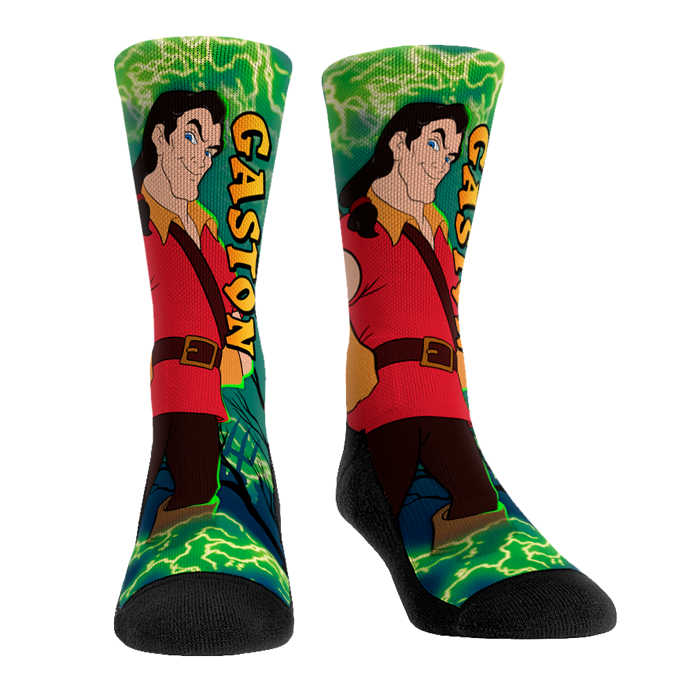 Disney Villains - Gaston - Sideplot Crew Socks
