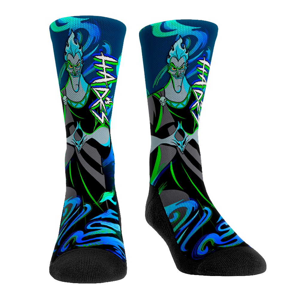 Disney Villains - Hades - Sideplot Crew Socks