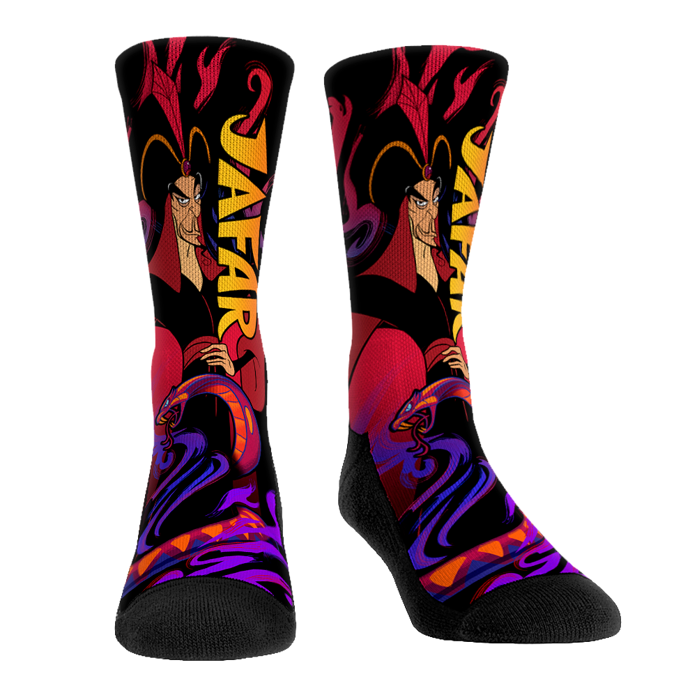 Disney Villains - Jafar - Sideplot Crew Socks