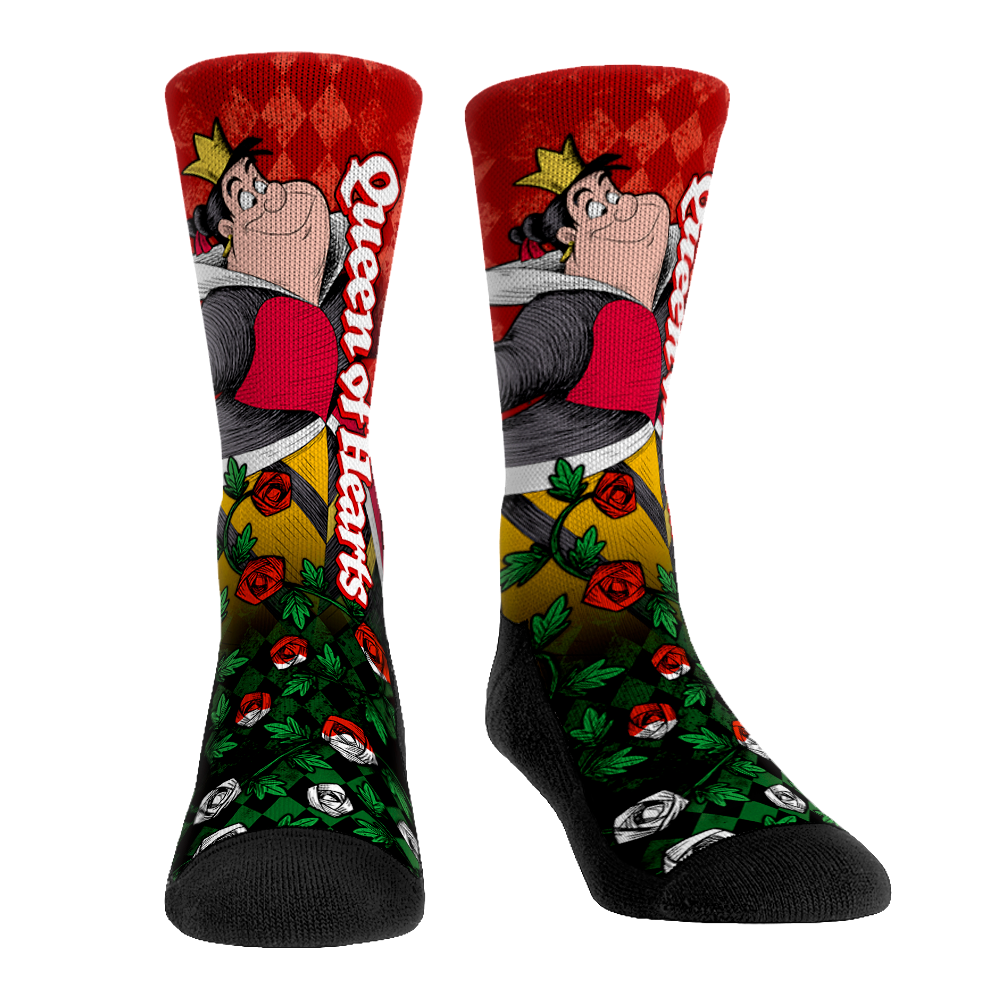 Disney Villains - Queen of Hearts - Sideplot Crew Socks