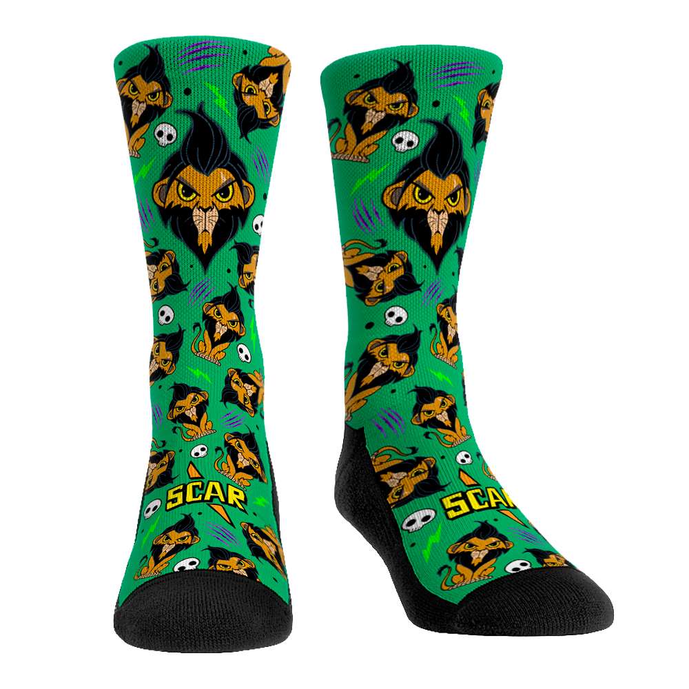 Disney Villains - Scar - Chibi All-Over Crew Socks