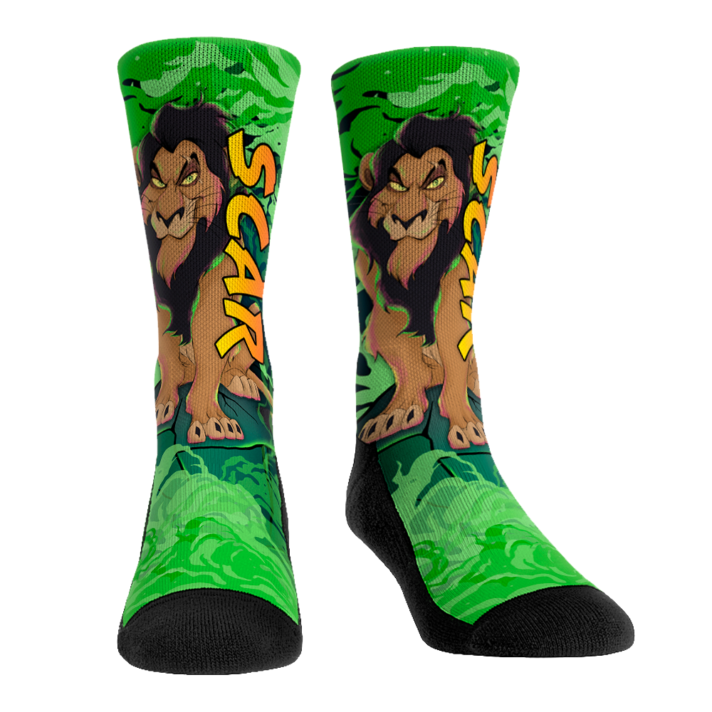 Disney Villains - Scar - Sideplot Crew Socks