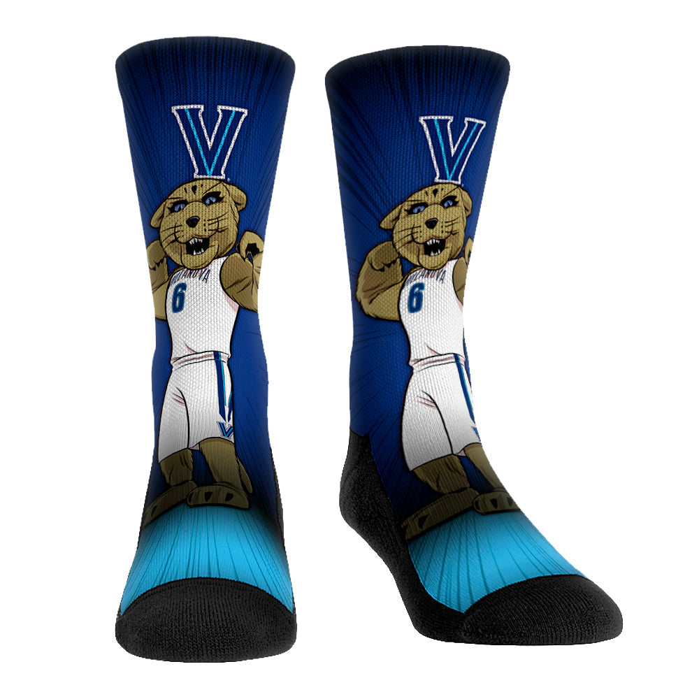 Villanova Wildcats - Mascot Pump Up! Crew Socks