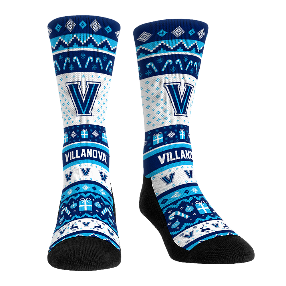 Villanova Wildcats - Tacky Sweater Crew Socks