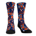 Virginia Cavaliers - Logo Sketch Crew Socks