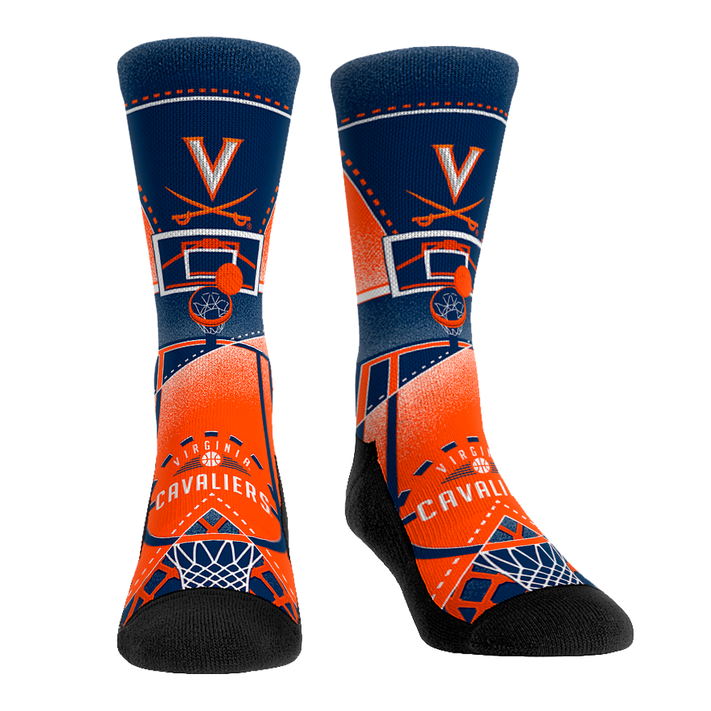 Virginia Cavaliers - Nothing but Net Crew Socks