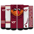 Virginia Tech Hokies - Super Fan Crew Socks 5-Pack