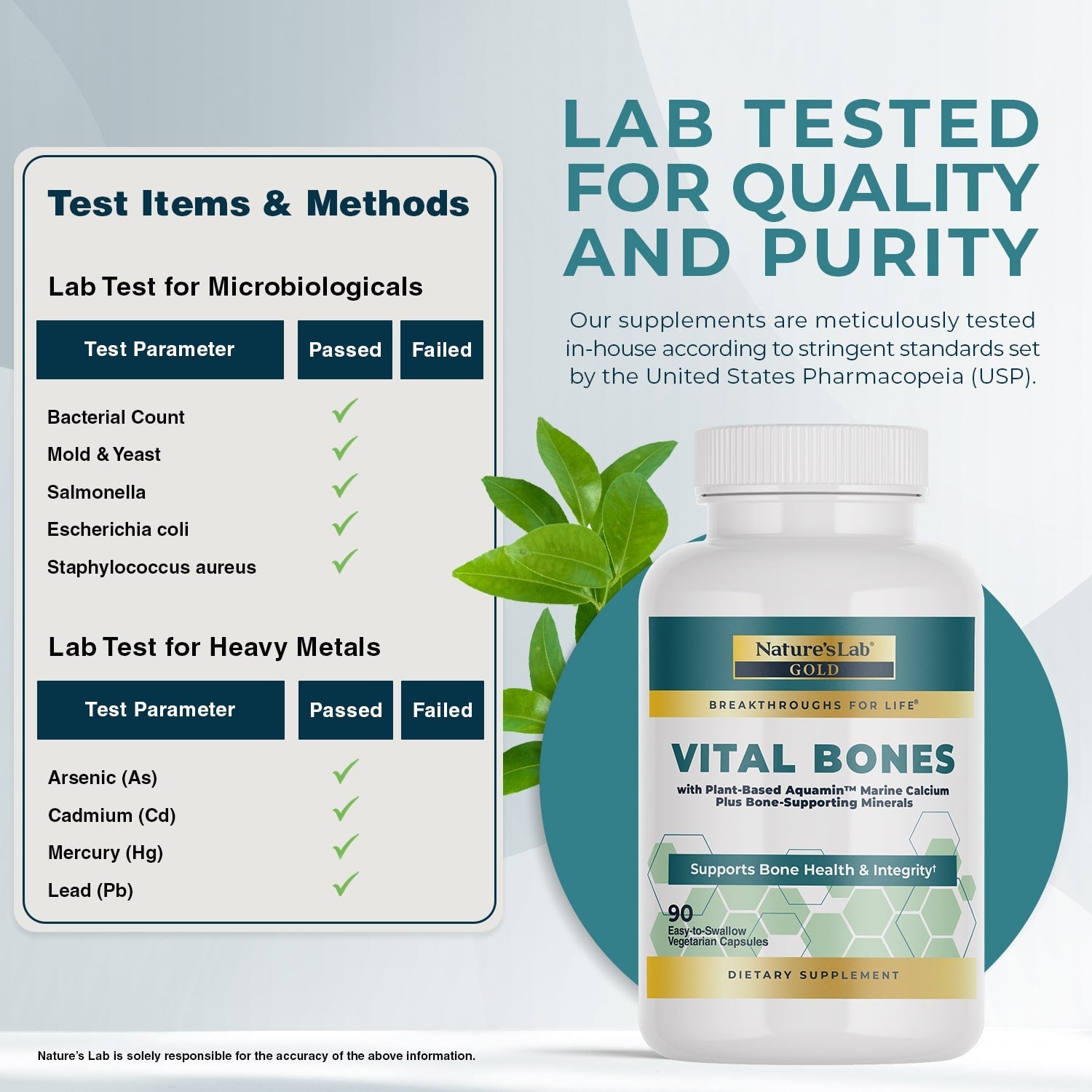 Gold Vital Bones - 90 Capsules