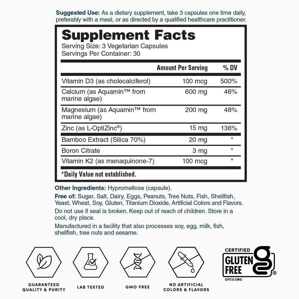 Gold Vital Bones - 90 Capsules