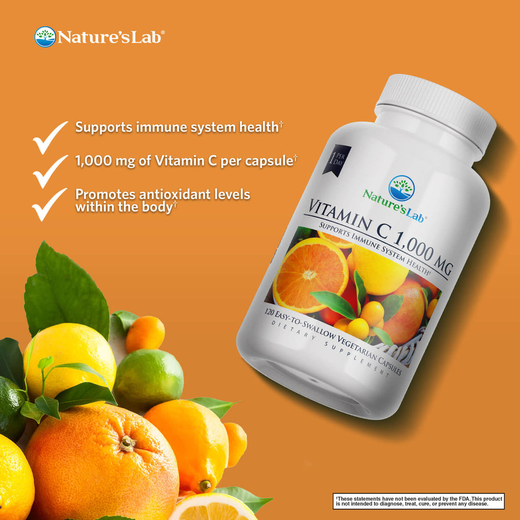 Vitamin C 1,000mg - 120 Capsules