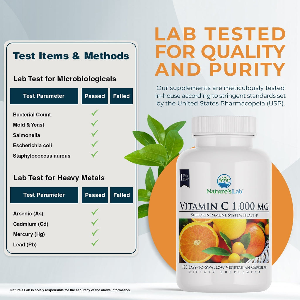 Vitamin C 1,000mg - 120 Capsules