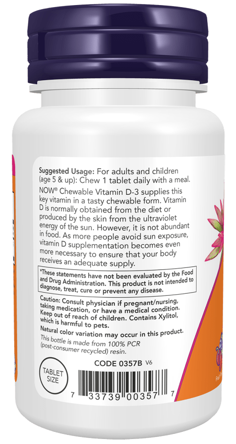 Vitamin D - 3 1,000 IU, Chewable