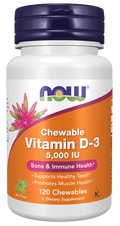 Vitamin D - 3 Chewable 5,000 IU