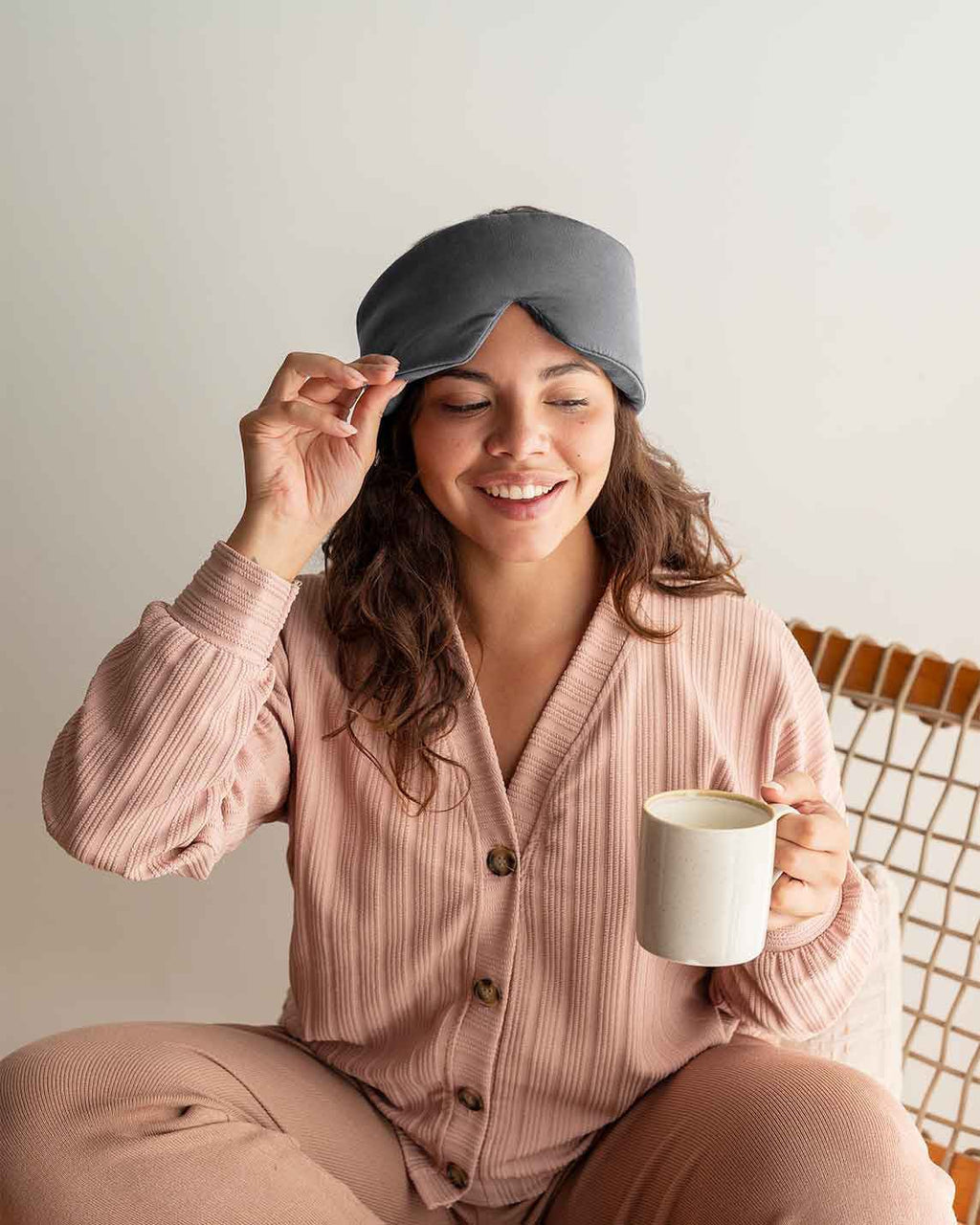 Weighted Silk Sleep Stone Mask