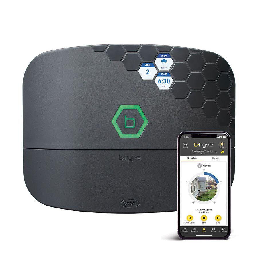 B - hyve XR Smart Indoor/Outdoor Sprinkler Timer 16 station 57995
