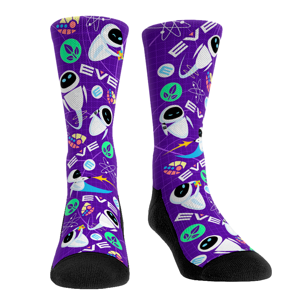 WALL-E - EVE All-Over Crew Socks