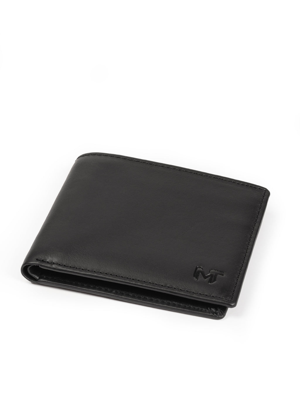 Wealth Ward Black Bi - folded Wallet