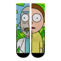 Rick and Morty - Split Face Crew Socks