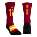 Terry McLaurin - Washington Commanders - Jersey (Burgundy) Crew Socks