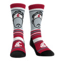 Gardner Minshew II - Washington State Cougars - Superstar Stripes Crew Socks