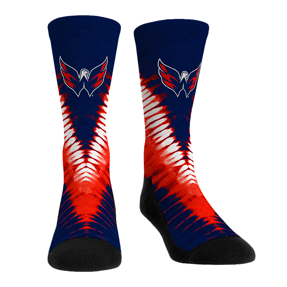 Washington Capitals - V Shape Tie Dye Crew Socks