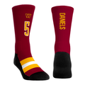 Jayden Daniels - Washington Commanders - Jersey (Burgundy) Crew Socks
