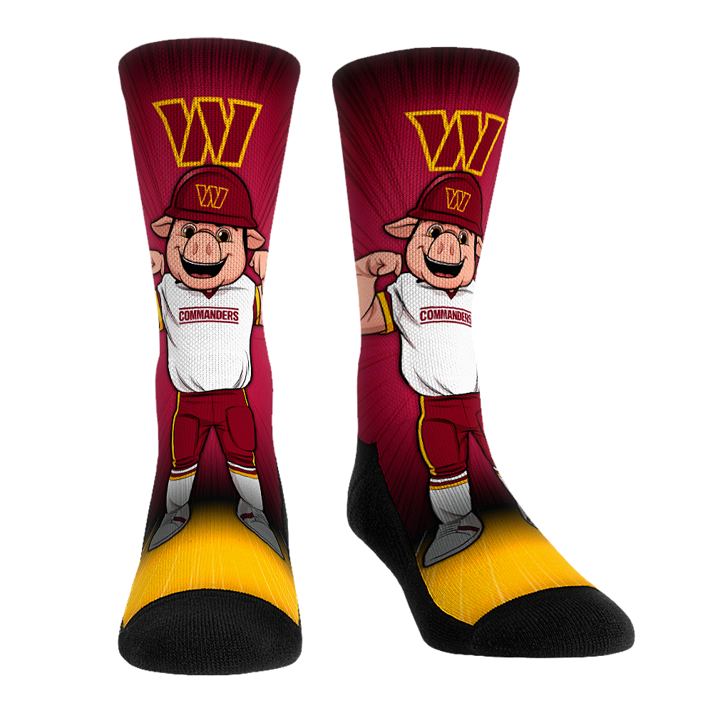 Washington Commanders - Mascot Pump Up! Crew Socks