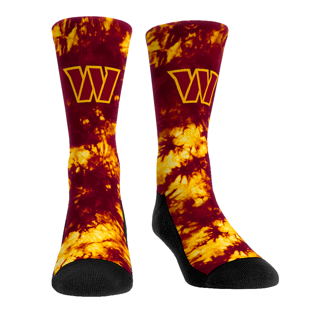 Washington Commanders - Team Tie Dye Crew Socks