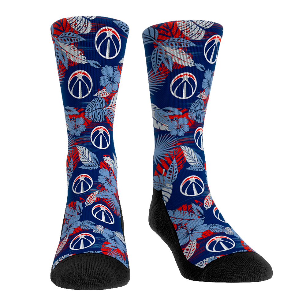 Washington Wizards - Floral Crew Socks