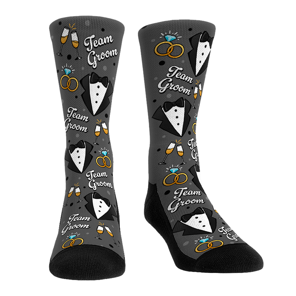 Team Groom All-Over Crew Socks