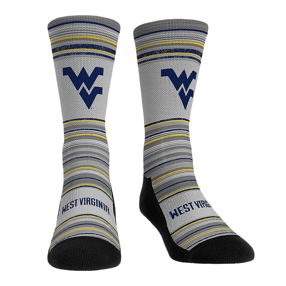 West Virginia Mountaineers - Heather Classics Crew Socks