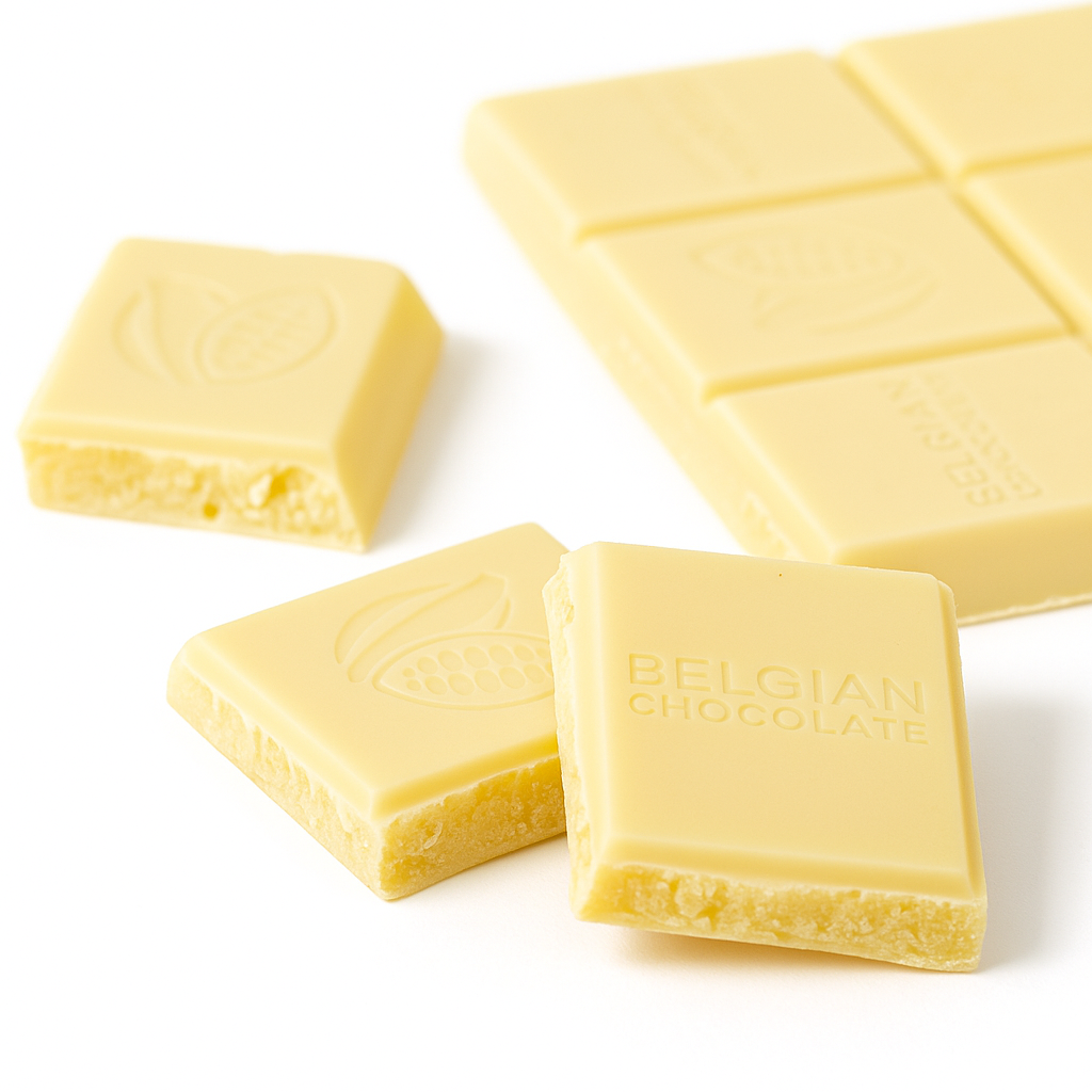 Andy Anand Sugar - Free 60% Cacao Belgian White Chocolate Bars, 3 pc – Stevia Sweetened, Keto & Diabetic - Friendly, Birthday & Holiday Gift