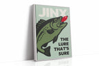 WONDERWALL 'L’Atelier Fun Collection' Baited Bliss - Retro Fishing Print