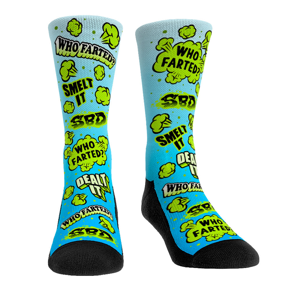 Who Farted? - All-Over Crew Socks