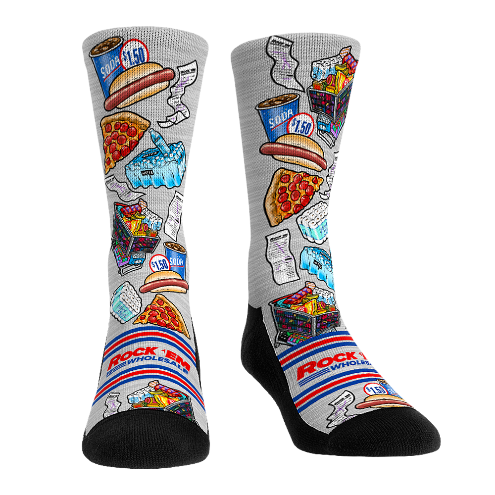 Wholesale Club - All-Over Crew Socks