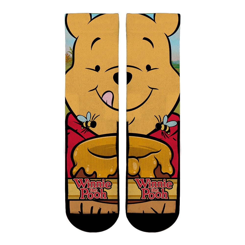 Winnie the Pooh - Split Face Crew Socks