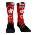 Wisconsin Badgers - Can't Talk Crew Socks