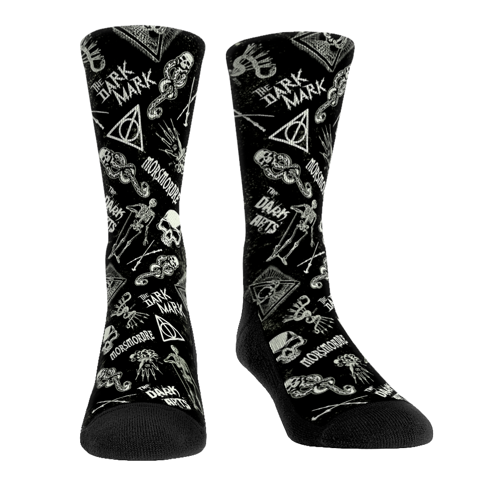 Harry Potter Wizarding World - Dark Arts Icons Crew Socks