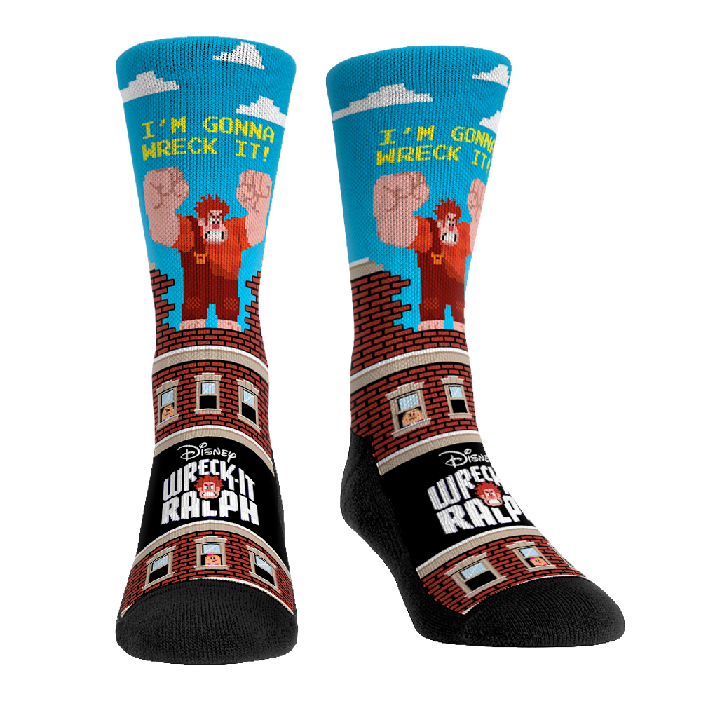 Disney's Wreck-It Ralph - 8-Bit Stomp Crew Socks