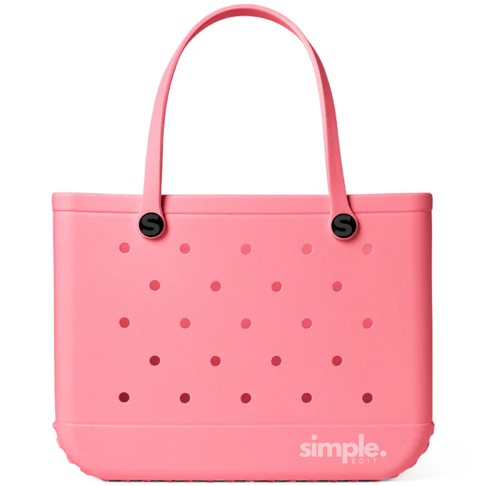 Everyday Extra Large EVA Tote – Pink Lemonade | Waterproof, Lightweight, Sandproof All - Purpose Bag