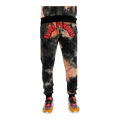 Black Pyramid Tie Dye Drip Men’s Jogger Pants – Pink/Red